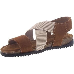 DAVID TATE CLEAR LIGHT BROWN CREAM LEATHER SHOES SANDALS SZ N 10 NARROW